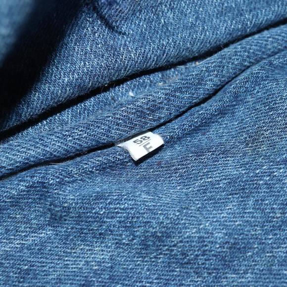 PRADA Canapa PM Hand Bag Denim Blue Auth 83344 - Picture 11 of 16